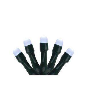 Product Works 15 Battery Operated White LED Micro Rice Lights - 6 Ft Green